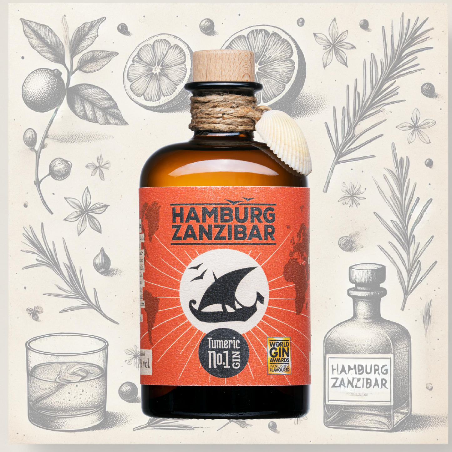 Hamburg-Zanzibar / Tumeric No.1 Gin